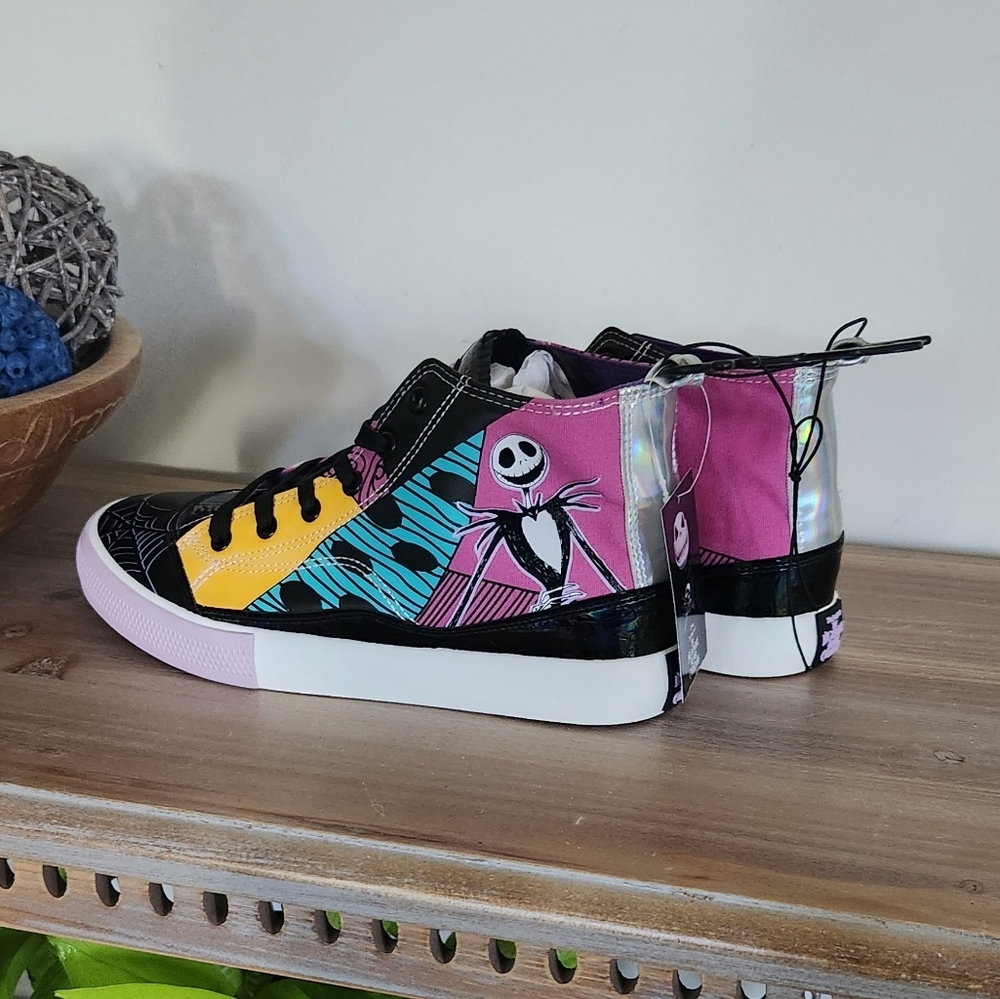 🎃 Disney Nightmare Before Christmas Sneakers – Women’s 8.5, NWT Halloween - Picture 2 of 14